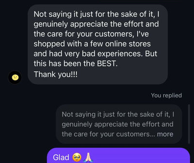 Customer review screenshot