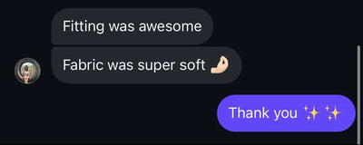 Customer review screenshot