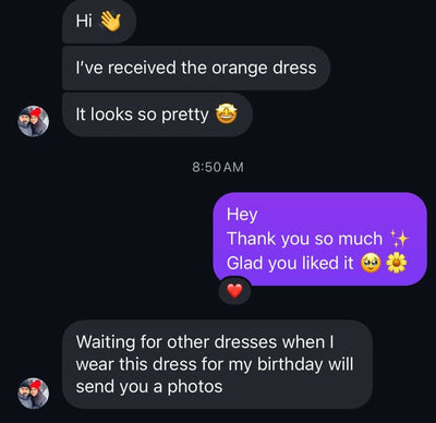 Customer review screenshot